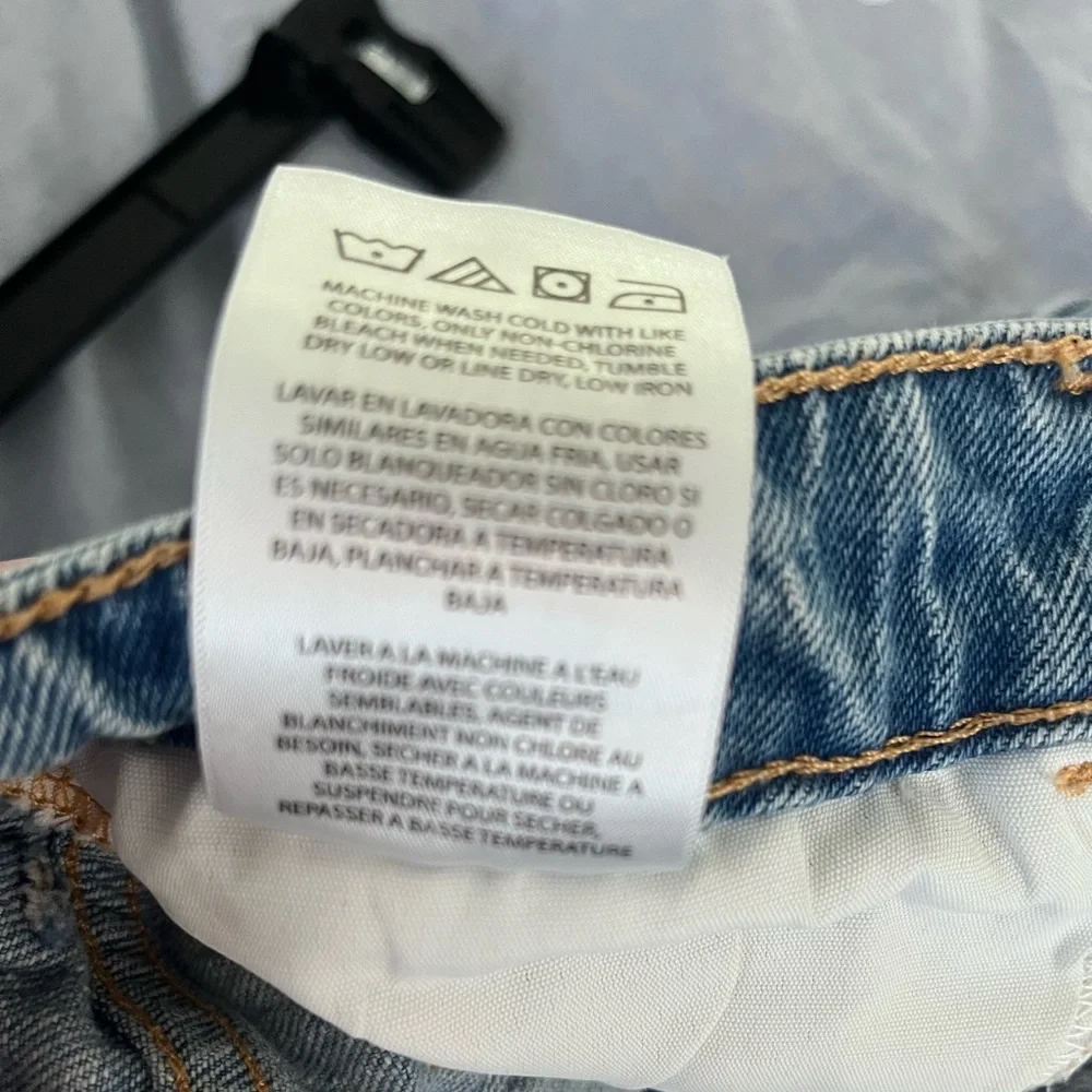 Wrangler Raw Hem Denim Mini Skirt - Picture 6 of 6